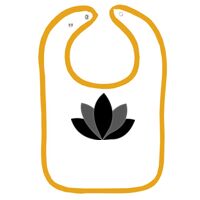 Infant Contrast Trim Terry Bib Thumbnail