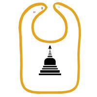 Infant Contrast Trim Terry Bib Thumbnail
