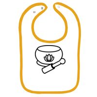 Infant Contrast Trim Terry Bib Thumbnail