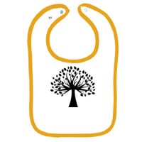 Infant Contrast Trim Terry Bib Thumbnail