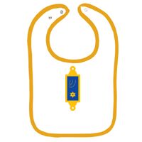 Infant Contrast Trim Terry Bib Thumbnail