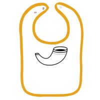 Infant Contrast Trim Terry Bib Thumbnail