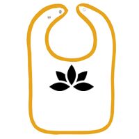 Infant Contrast Trim Terry Bib Thumbnail