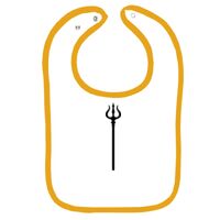 Infant Contrast Trim Terry Bib Thumbnail