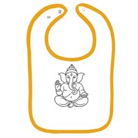Infant Contrast Trim Terry Bib Thumbnail