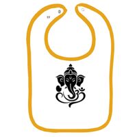 Infant Contrast Trim Terry Bib Thumbnail