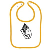 Infant Contrast Trim Terry Bib Thumbnail