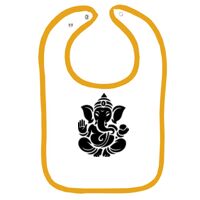 Infant Contrast Trim Terry Bib Thumbnail