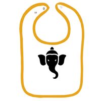 Infant Contrast Trim Terry Bib Thumbnail