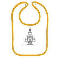 Infant Contrast Trim Terry Bib Thumbnail