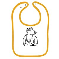 Infant Contrast Trim Terry Bib Thumbnail
