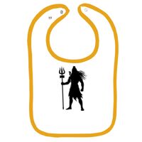 Infant Contrast Trim Terry Bib Thumbnail