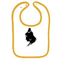 Infant Contrast Trim Terry Bib Thumbnail