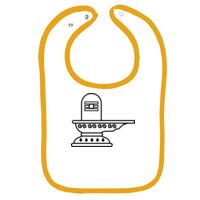Infant Contrast Trim Terry Bib Thumbnail