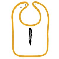 Infant Contrast Trim Terry Bib Thumbnail