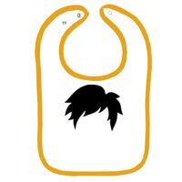 Infant Contrast Trim Terry Bib Thumbnail