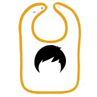 Infant Contrast Trim Terry Bib Thumbnail
