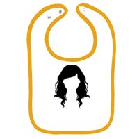 Infant Contrast Trim Terry Bib Thumbnail