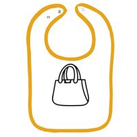 Infant Contrast Trim Terry Bib Thumbnail