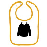 Infant Contrast Trim Terry Bib Thumbnail