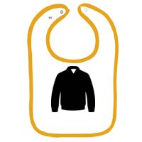 Infant Contrast Trim Terry Bib Thumbnail