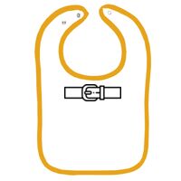 Infant Contrast Trim Terry Bib Thumbnail