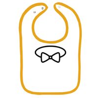 Infant Contrast Trim Terry Bib Thumbnail