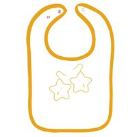 Infant Contrast Trim Terry Bib Thumbnail