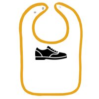 Infant Contrast Trim Terry Bib Thumbnail