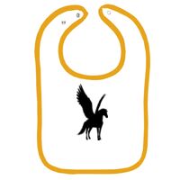 Infant Contrast Trim Terry Bib Thumbnail