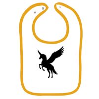 Infant Contrast Trim Terry Bib Thumbnail