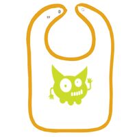 Infant Contrast Trim Terry Bib Thumbnail