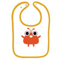 Infant Contrast Trim Terry Bib Thumbnail