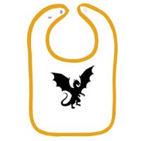 Infant Contrast Trim Terry Bib Thumbnail