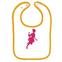 Infant Contrast Trim Terry Bib Thumbnail