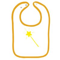 Infant Contrast Trim Terry Bib Thumbnail