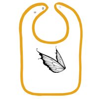 Infant Contrast Trim Terry Bib Thumbnail