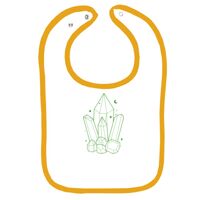 Infant Contrast Trim Terry Bib Thumbnail