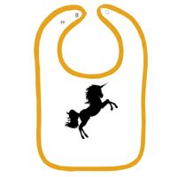 Infant Contrast Trim Terry Bib Thumbnail
