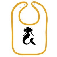 Infant Contrast Trim Terry Bib Thumbnail