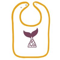 Infant Contrast Trim Terry Bib Thumbnail