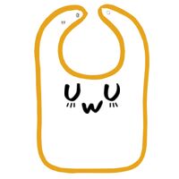 Infant Contrast Trim Terry Bib Thumbnail