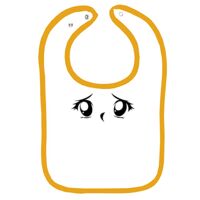 Infant Contrast Trim Terry Bib Thumbnail