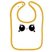 Infant Contrast Trim Terry Bib Thumbnail