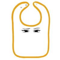 Infant Contrast Trim Terry Bib Thumbnail