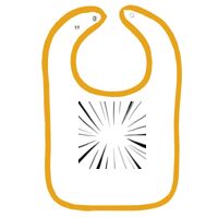 Infant Contrast Trim Terry Bib Thumbnail
