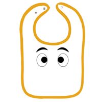 Infant Contrast Trim Terry Bib Thumbnail
