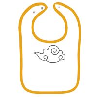 Infant Contrast Trim Terry Bib Thumbnail