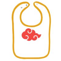 Infant Contrast Trim Terry Bib Thumbnail