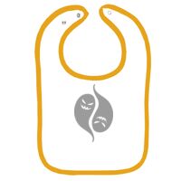 Infant Contrast Trim Terry Bib Thumbnail